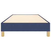 Thumbnail for Boxspringbett Blau 90x190 cm Stoff