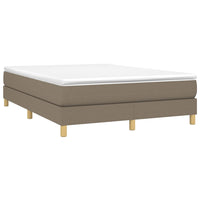Thumbnail for Boxspringbett Taupe 140x190 cm Stoff