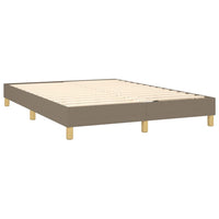 Thumbnail for Boxspringbett Taupe 140x190 cm Stoff