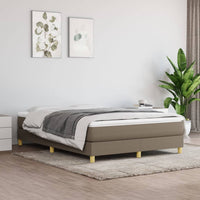 Thumbnail for Boxspringbett Taupe 140x190 cm Stoff