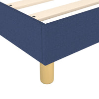 Thumbnail for Boxspringbett Blau 140x190 cm Stoff