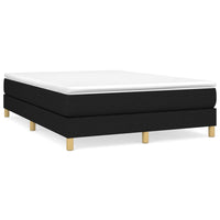 Thumbnail for Boxspringbett Schwarz 140x200 cm Stoff