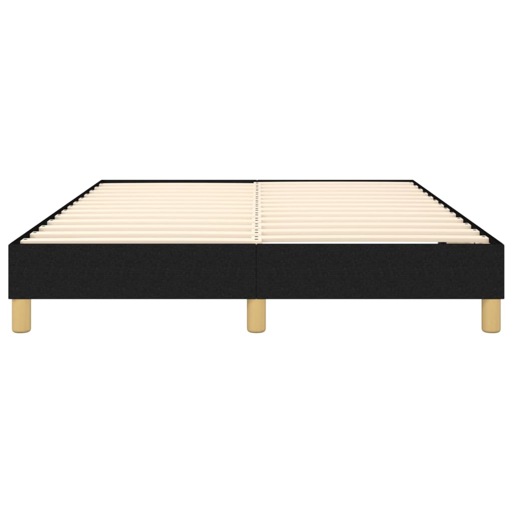 Boxspringbett Schwarz 140x200 cm Stoff