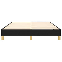 Thumbnail for Boxspringbett Schwarz 140x200 cm Stoff