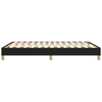 Thumbnail for Boxspringbett Schwarz 140x200 cm Stoff