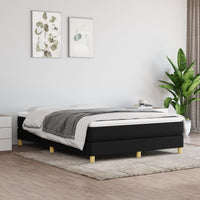 Thumbnail for Boxspringbett Schwarz 140x200 cm Stoff
