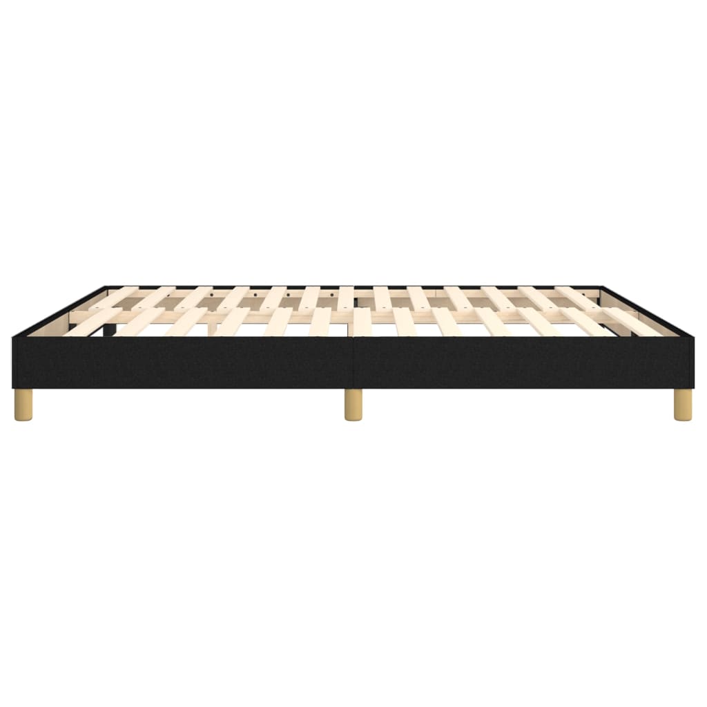 Boxspringbett Schwarz 160x200 cm Stoff