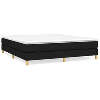 Thumbnail for Boxspringbett Schwarz 180x200 cm Stoff
