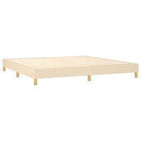 Thumbnail for Boxspringbett Creme 200x200 cm Stoff