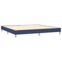 Thumbnail for Boxspringbett Blau 200x200 cm Stoff