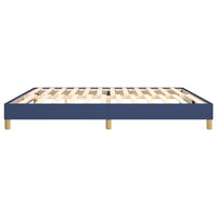 Thumbnail for Boxspringbett Blau 200x200 cm Stoff