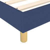 Thumbnail for Boxspringbett Blau 200x200 cm Stoff