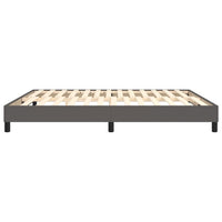 Thumbnail for Boxspringbett Grau 180x200 cm Kunstleder