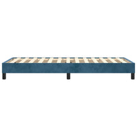 Thumbnail for Boxspringbett Dunkelblau 80x200 cm Samt