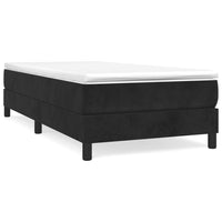 Thumbnail for Boxspringbett Schwarz 90x190 cm Samt