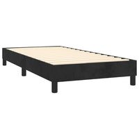 Thumbnail for Boxspringbett Schwarz 90x190 cm Samt