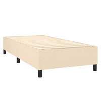 Thumbnail for Boxspringbett Creme 90x190 cm Stoff