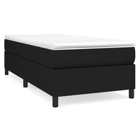 Thumbnail for Boxspringbett Schwarz 90x200 cm Stoff