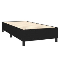 Thumbnail for Boxspringbett Schwarz 90x200 cm Stoff