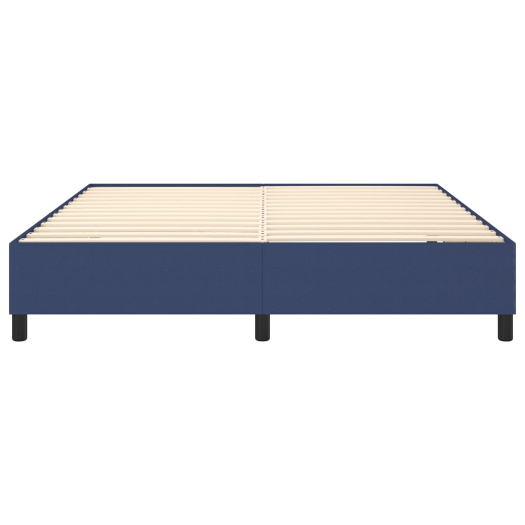 Boxspringbett Blau 180x200 cm Stoff