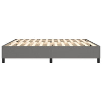 Thumbnail for Boxspringbett Dunkelgrau 200x200 cm Stoff