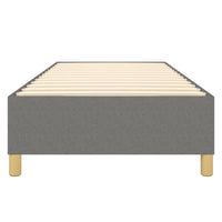 Thumbnail for Boxspringbett Dunkelgrau 100x200 cm Stoff
