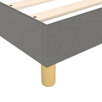Thumbnail for Boxspringbett Dunkelgrau 100x200 cm Stoff
