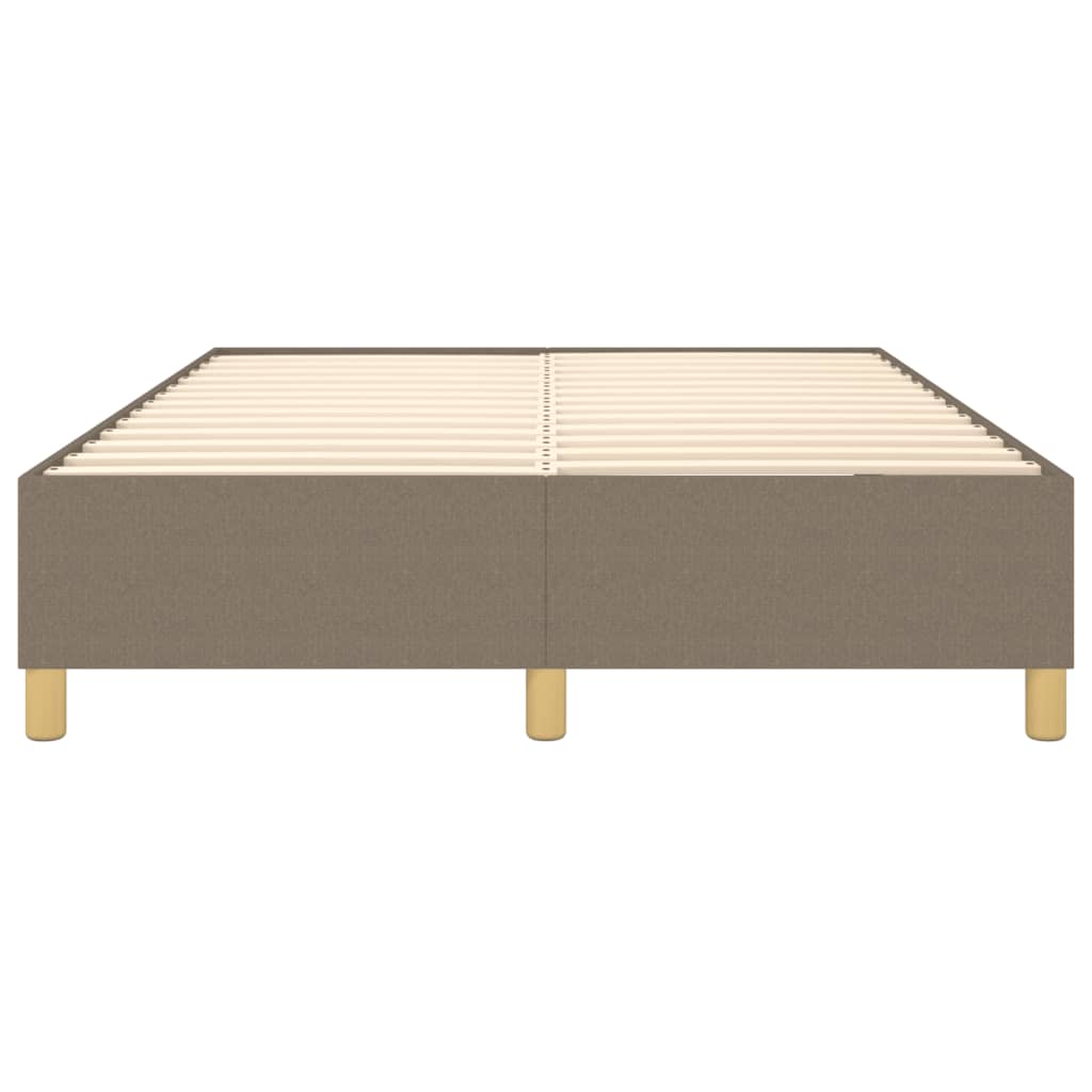 Boxspringbett Taupe 140x190 cm Stoff