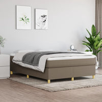 Thumbnail for Boxspringbett Taupe 140x190 cm Stoff