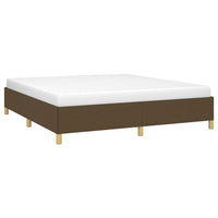 Thumbnail for Boxspringbett Dunkelbraun 180x200 cm Stoff
