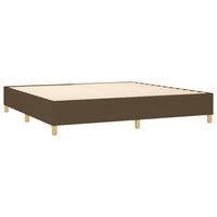 Thumbnail for Boxspringbett Dunkelbraun 200x200 cm Stoff