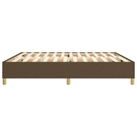 Thumbnail for Boxspringbett Dunkelbraun 200x200 cm Stoff