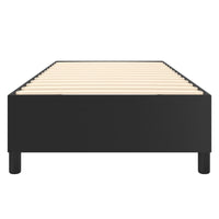 Thumbnail for Boxspringbett Schwarz 90x190 cm Kunstleder
