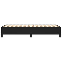 Thumbnail for Boxspringbett Schwarz 100x200 cm Kunstleder