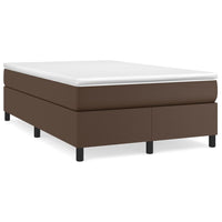Thumbnail for Boxspringbett Braun 120x200 cm Kunstleder