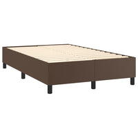 Thumbnail for Boxspringbett Braun 120x200 cm Kunstleder