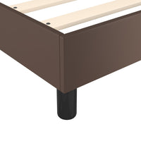 Thumbnail for Boxspringbett Braun 120x200 cm Kunstleder