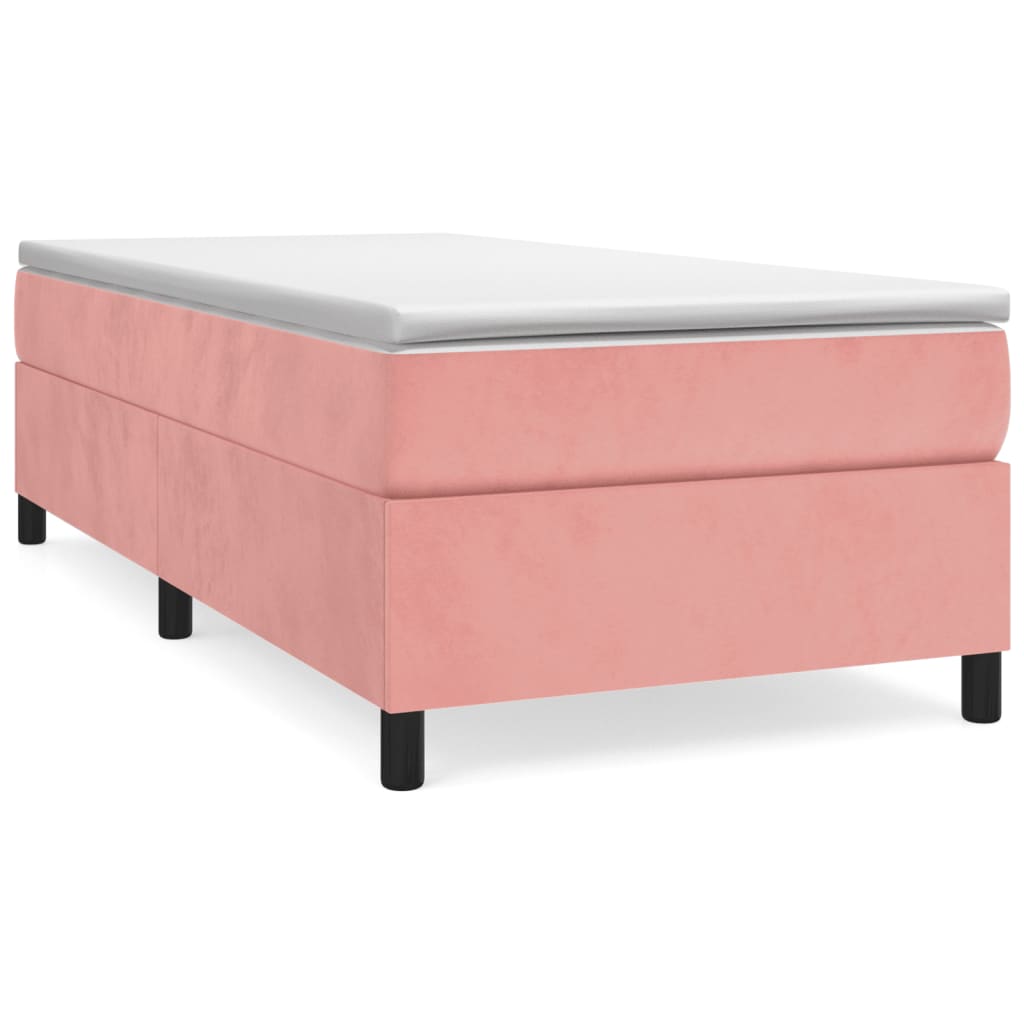 Boxspringbett Rosa 90x190 cm Samt