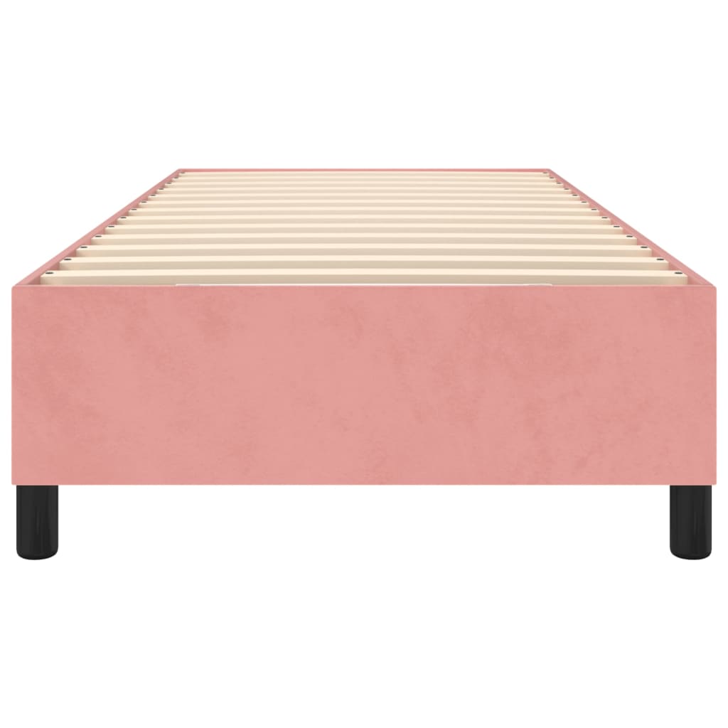 Boxspringbett Rosa 90x190 cm Samt