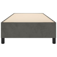Thumbnail for Boxspringbett Dunkelgrau 90x200 cm Samt