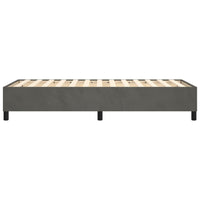 Thumbnail for Boxspringbett Dunkelgrau 90x200 cm Samt