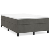 Thumbnail for Boxspringbett Dunkelgrau 120x200 cm Samt