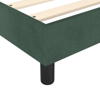 Thumbnail for Boxspringbett Dunkelgrün 120x200 cm Samt