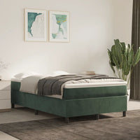 Thumbnail for Boxspringbett Dunkelgrün 120x200 cm Samt