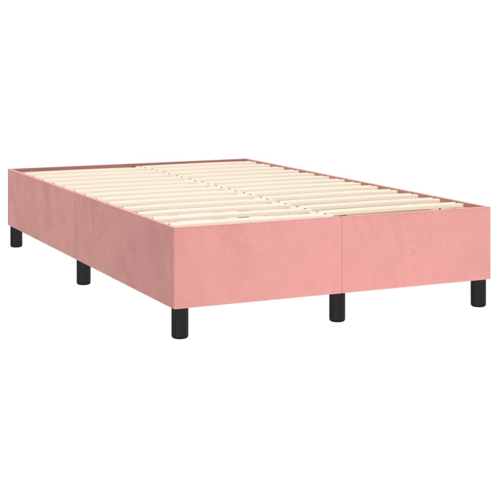 Boxspringbett Rosa 120x200 cm Samt