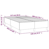 Thumbnail for Boxspringbett Rosa 120x200 cm Samt