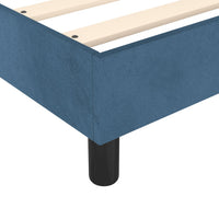 Thumbnail for Boxspringbett Dunkelblau 140x200 cm Samt