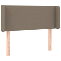 Thumbnail for Kopfteil mit Ohren Taupe 83x16x78/88 cm Stoff