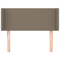 Thumbnail for Kopfteil mit Ohren Taupe 83x16x78/88 cm Stoff