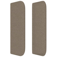 Thumbnail for Kopfteil mit Ohren Taupe 83x16x78/88 cm Stoff
